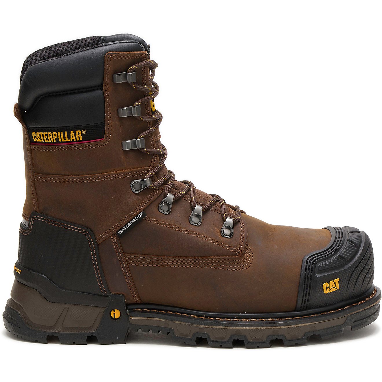 Cat Footwear Men's Excavator XL Waterproof Composite Toe Lace Up Work Boots                                                      - view number 2
