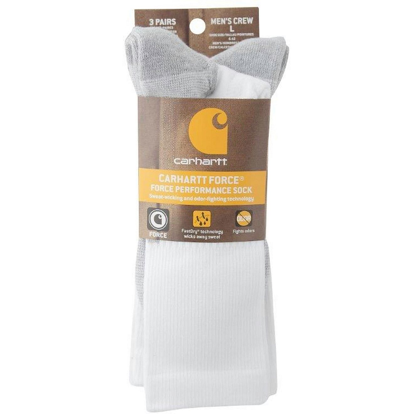 Carhartt Force Performance Crew Socks 3 Pack                                                                                     - view number 2