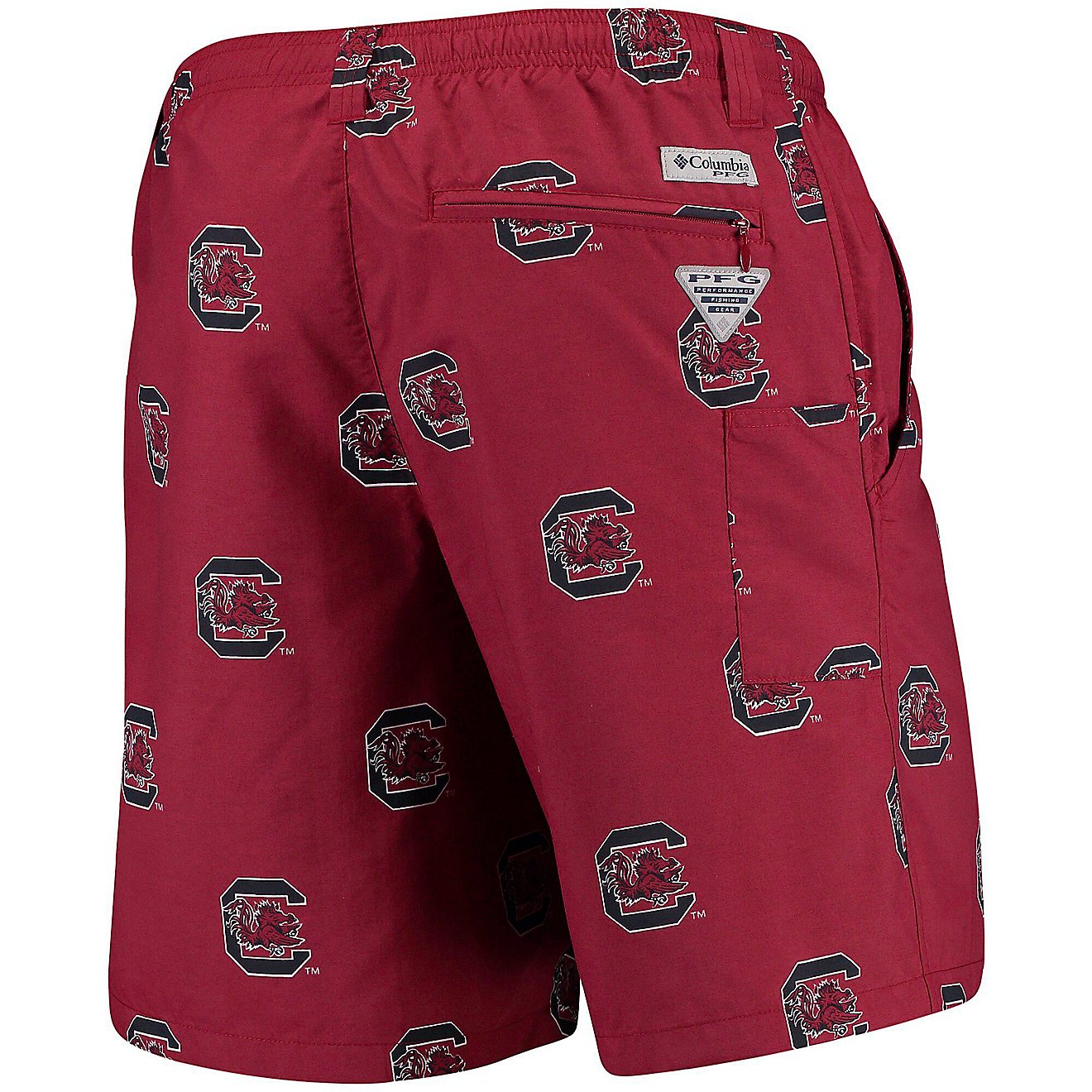 Columbia Sportswear Men's University of South Carolina Backcast II Printed Shorts                                                - view number 2