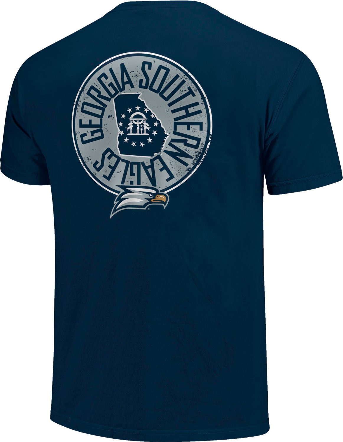 Image One Men S Georgia Southern University Circle Comfort Color T