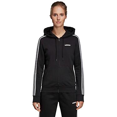 adidas Women's Essentials 3 Stripes Fleece Hoodie adidas Women's Essentials 3 Stripes Fleece Hoodie