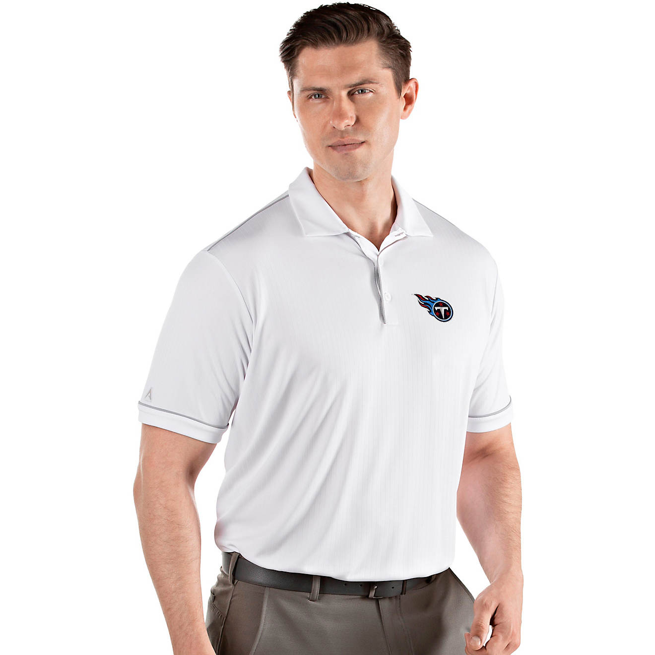Antigua Men's Tennessee Titans Salute Polo Shirt                                                                                 - view number 1