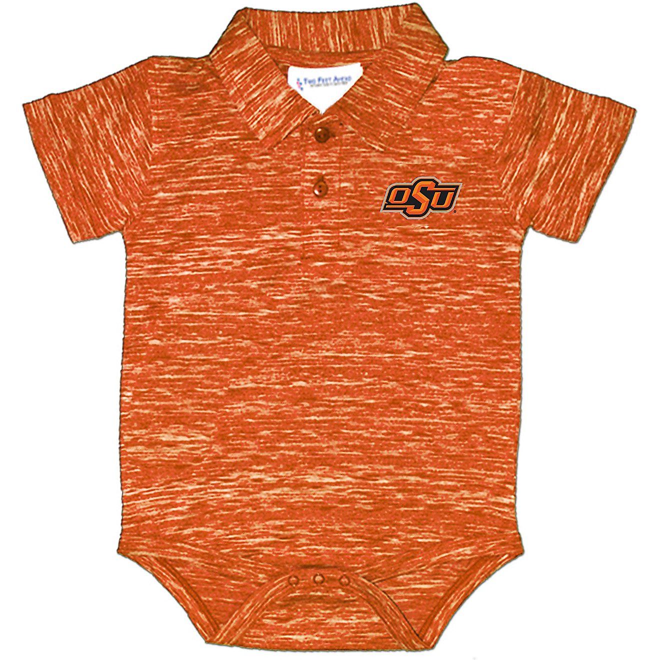 Two Feet Ahead Infants' Oklahoma State University Space Dye Golf Creeper                                                         - view number 1