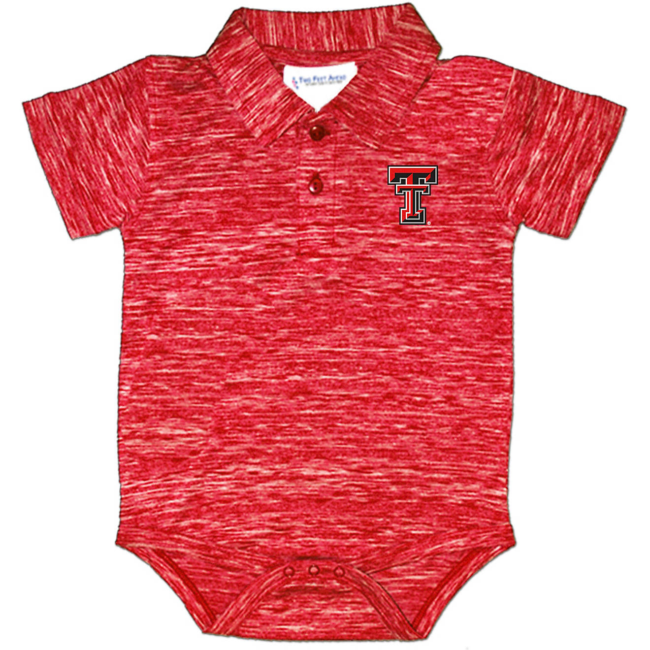 Two Feet Ahead Infants' Texas Tech University Space Dye Golf Creeper                                                             - view number 1