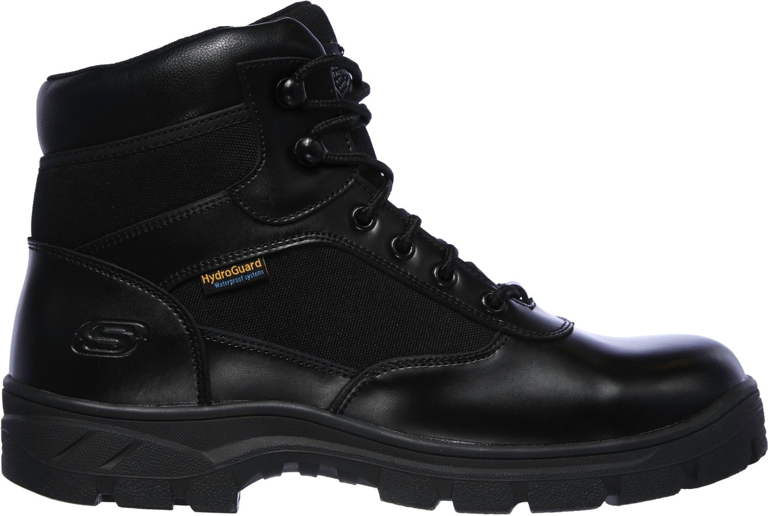 SKECHERS Men's Wascana Athas Benen WP Tactical Boots Academy