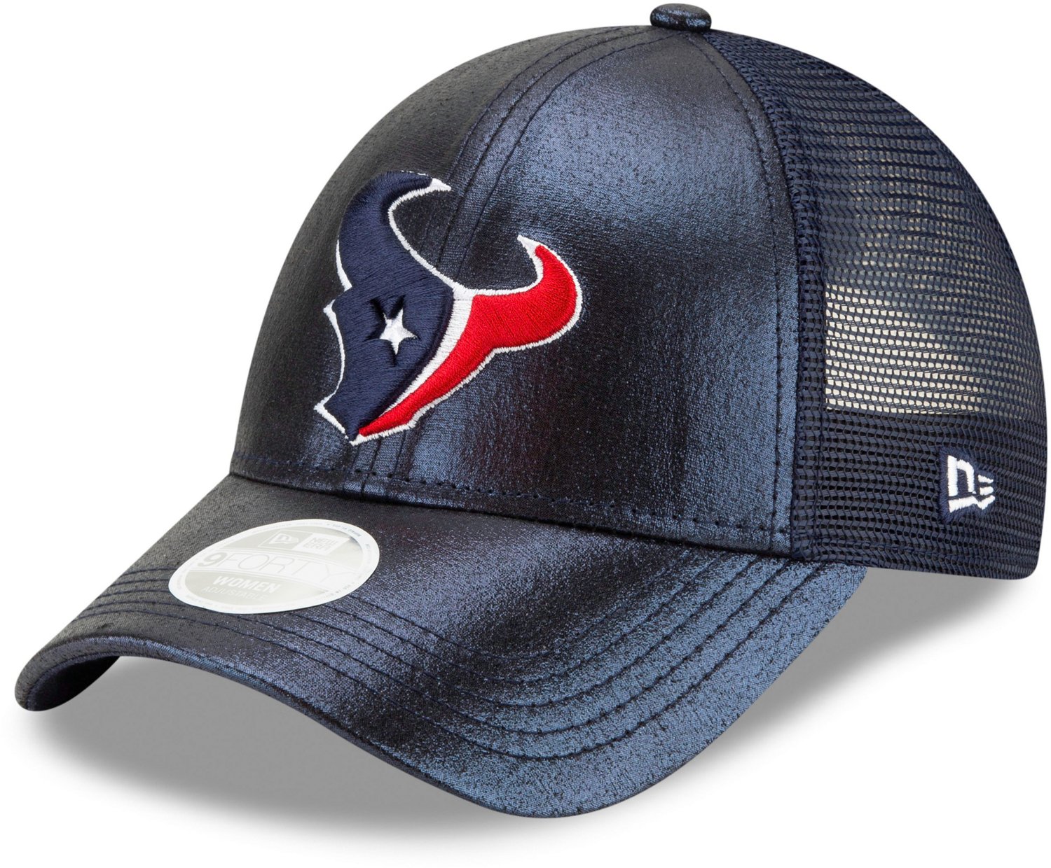 New Era Houston Texans Women's 940 Satin Glitter Cap Academy