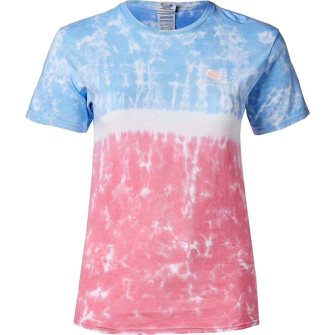 Simply Southern Women's Tailgate Tie Dye Graphic T-shirt                                                                         - view number 2