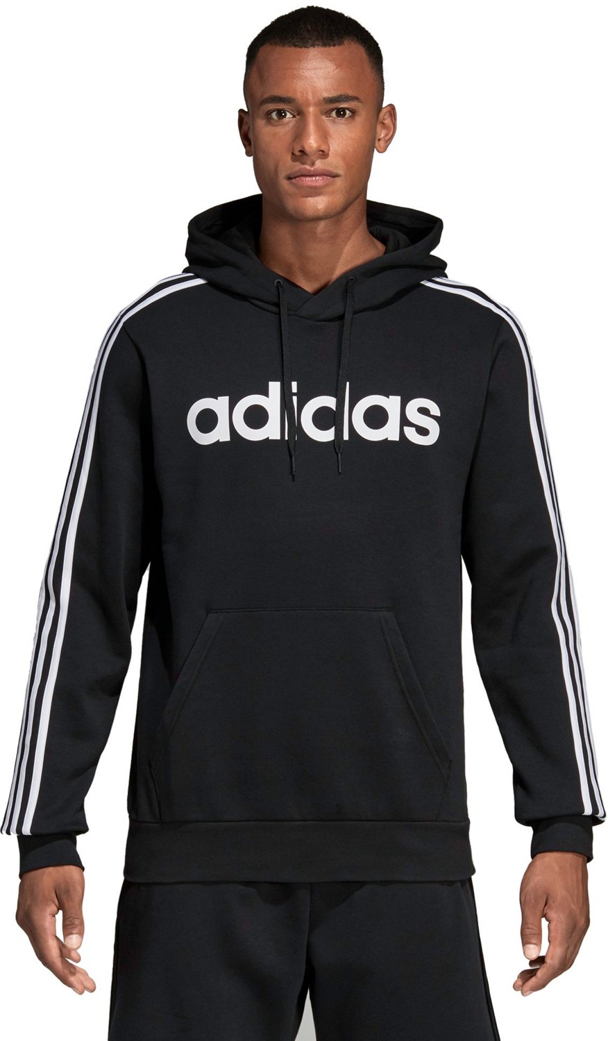 adidas hoodie with stripes on hood