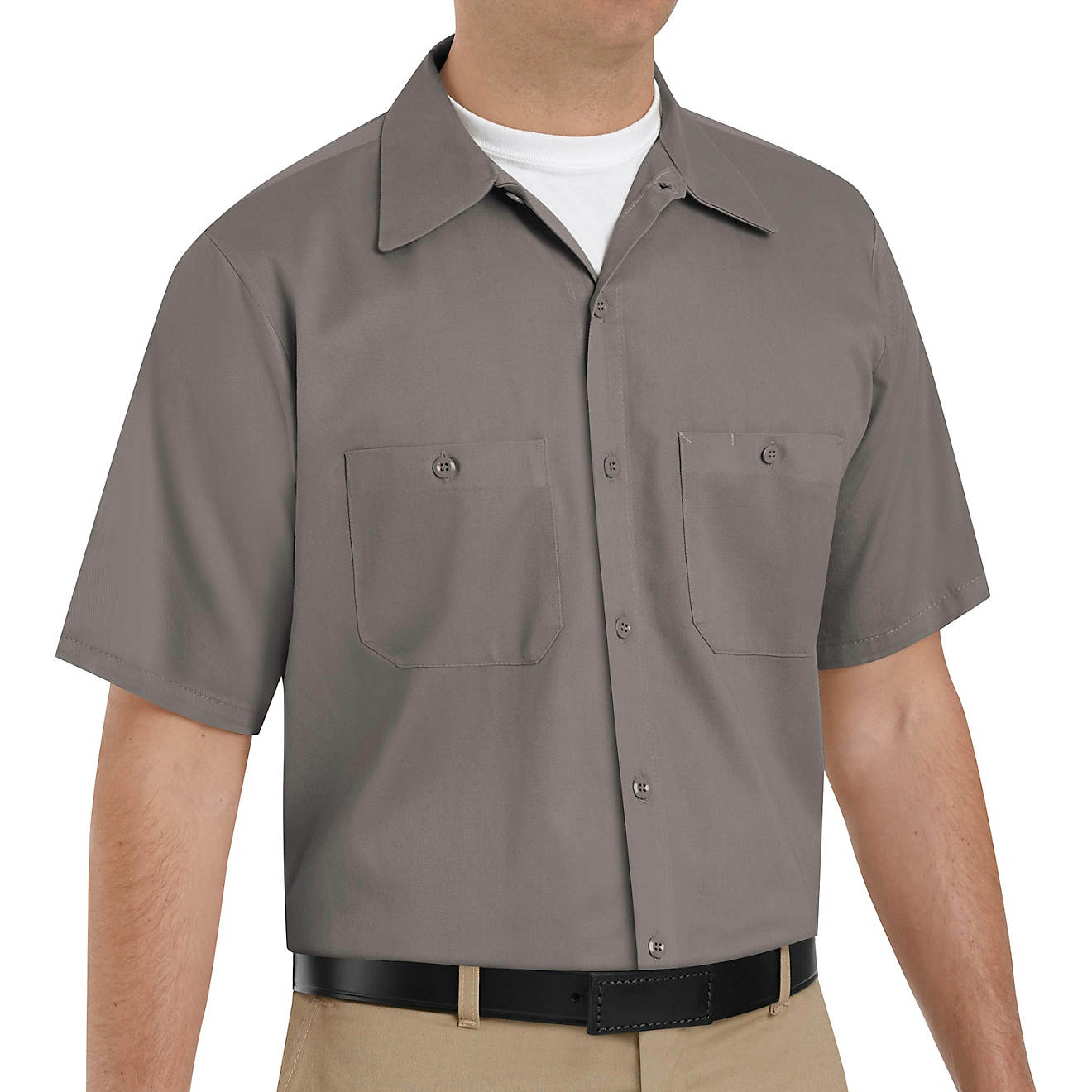 Red Kap Men's Wrinkle Resistant Cotton Work Shirt                                                                                - view number 1