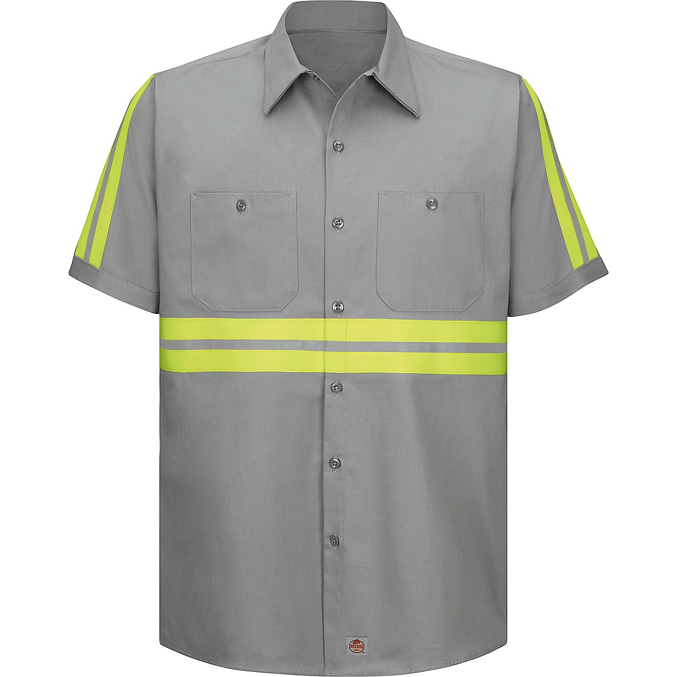 Red Kap Men's Enhanced Visibility Short Sleeve Work Shirt                                                                        - view number 2