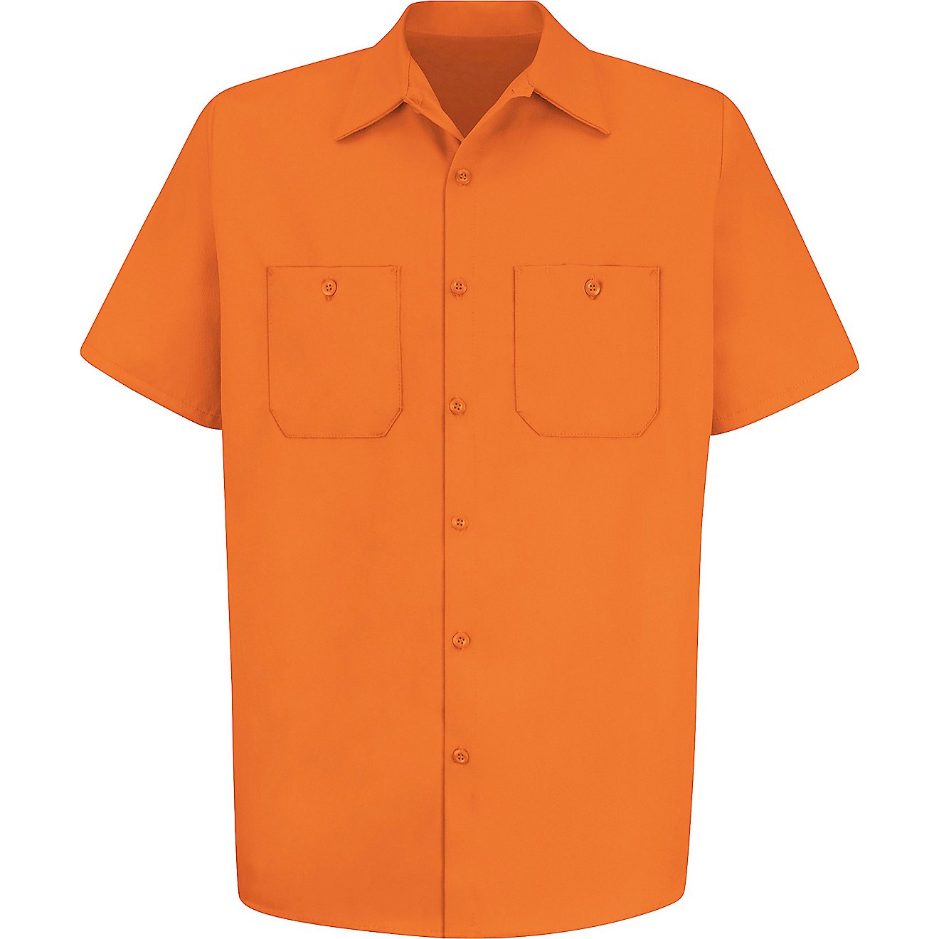Red Kap Men's Wrinkle Resistant Cotton Short Sleeve Work Shirt                                                                   - view number 2