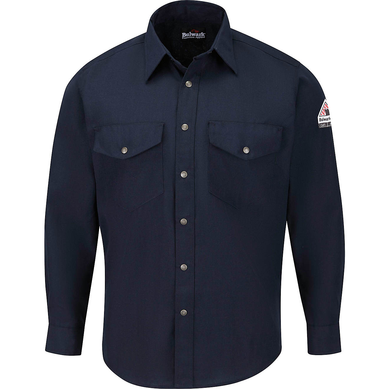 Bulwark Men's Nomex IIIA Snap Front Long Sleeve Uniform Work Shirt                                                               - view number 1