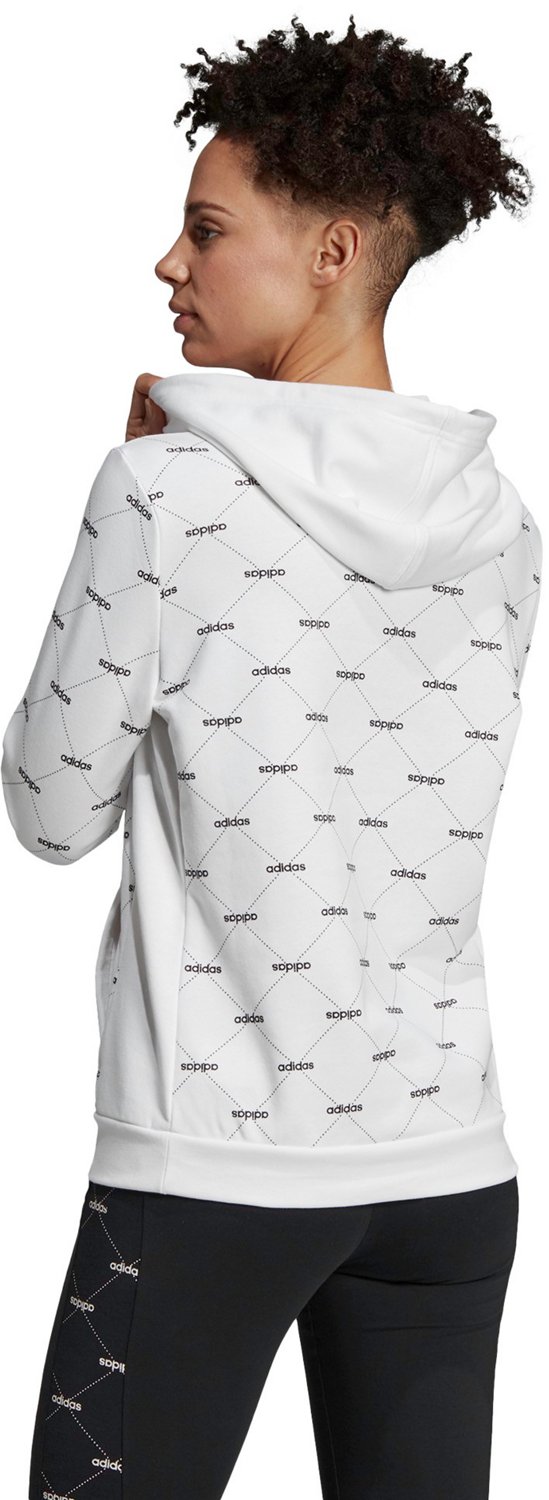 linear graphic hoodie