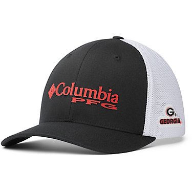 Columbia Sportswear Men's University of Georgia Collegiate PFG Mesh Ball Cap