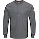 Bulwark Men's iQ Series Henley Long Sleeve Work Shirt                                                                            - view number 1 image