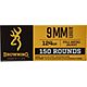 Browning FMJ 9mm 124-Grain Centerfire Ammunition - 150 Rounds                                                                    - view number 1 image