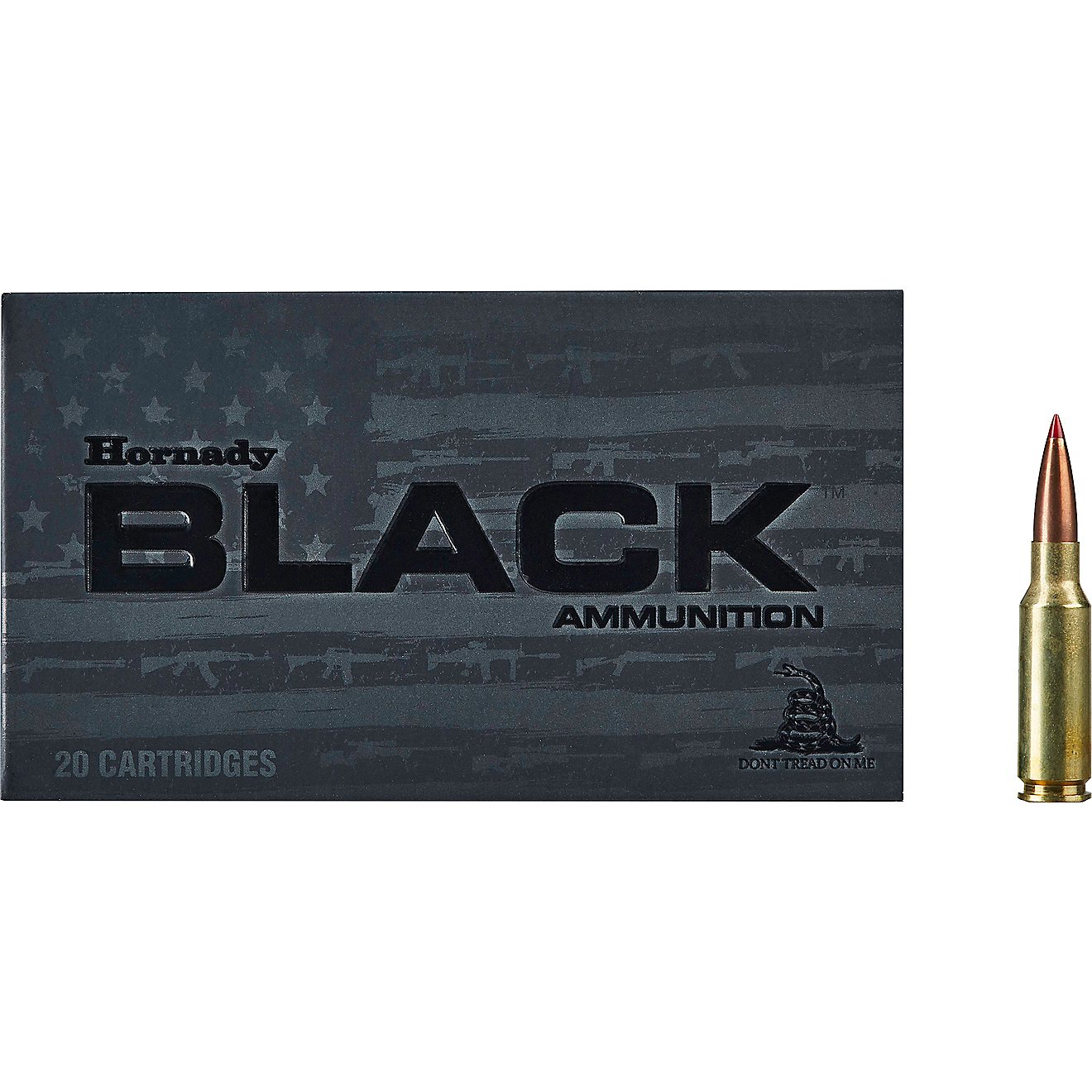 Hornady ELD® Match™ BLACK™ 6.5 Grendel 123-Grain Rifle Ammunition - 20 Rounds                                               - view number 1