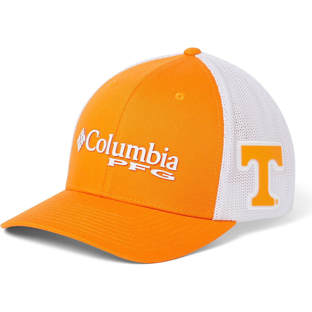 Columbia Sportswear Men's University of Tennessee PFG Mesh Ball Cap                                                              - view number 1