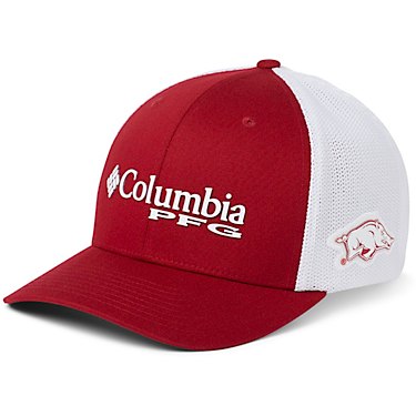 Columbia Sportswear Men's University of Arkansas PFG Mesh Ball Cap