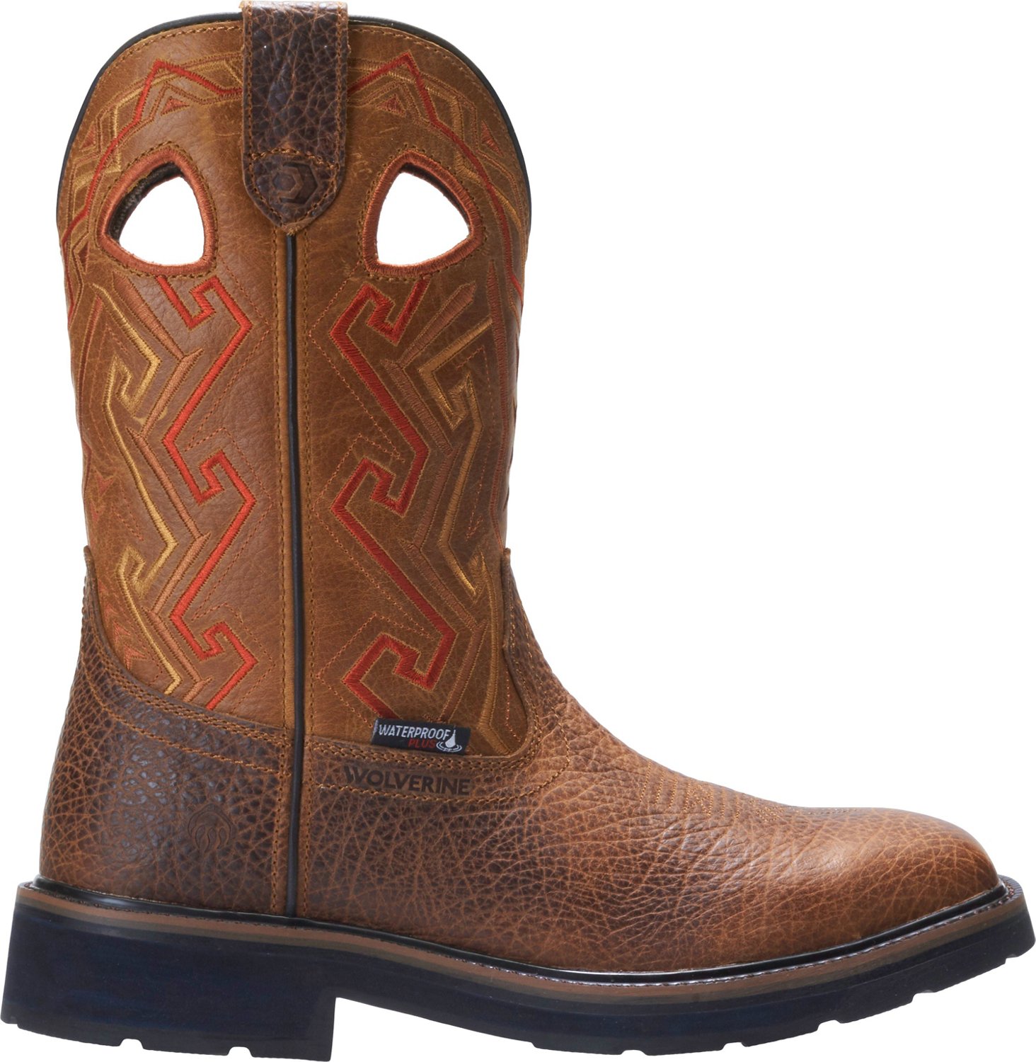 wolverine rancher boots black