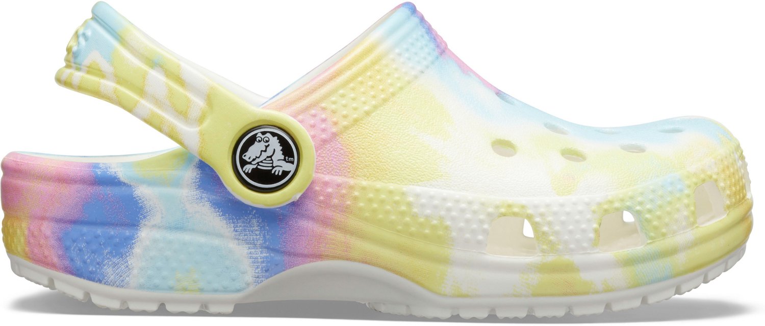 Crocs Kids' Classic TieDye Graphic Clogs Academy