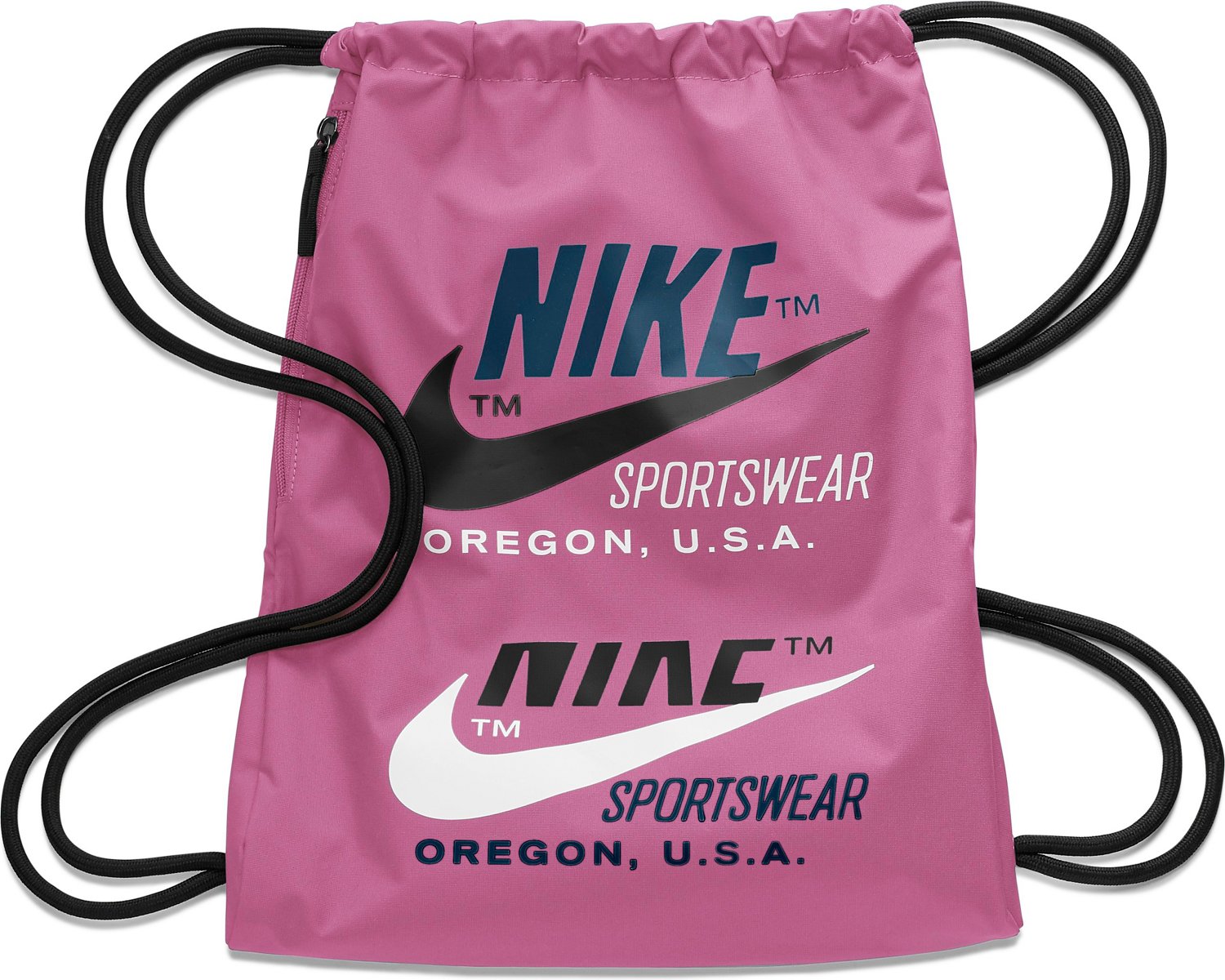 nike string bag pink