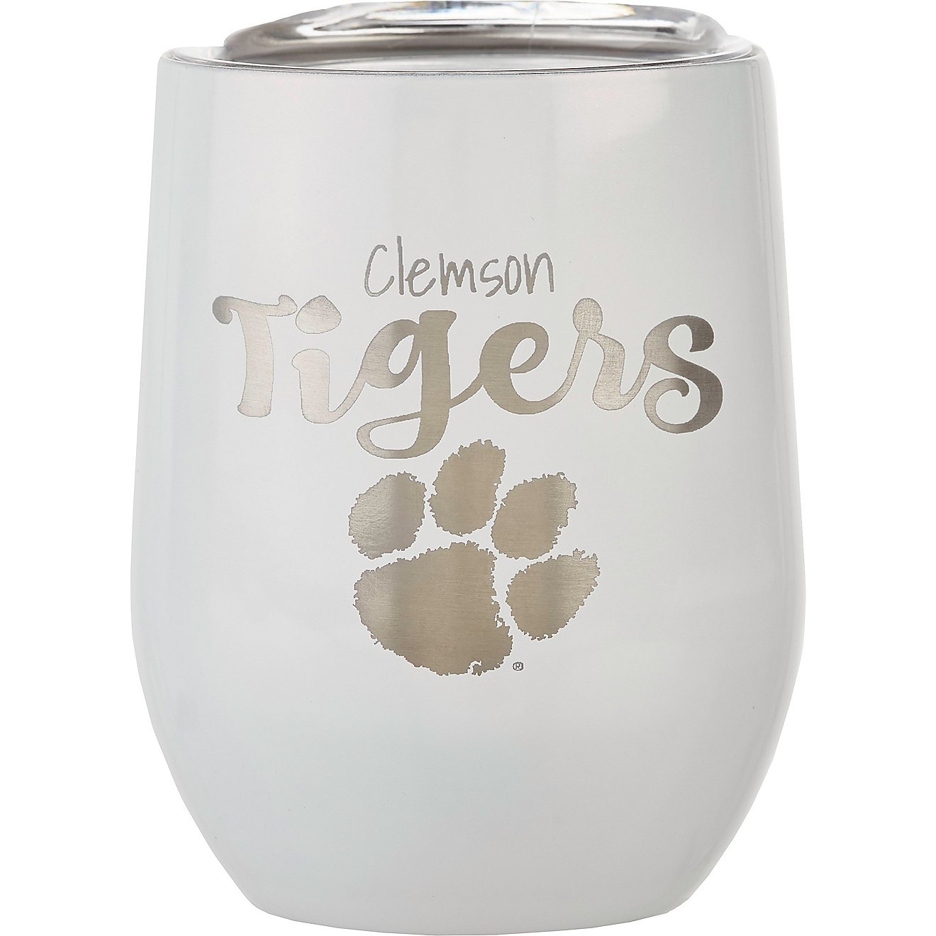 Great American Products Clemson University The Opal Vacuum Insulated 12 oz Wine Tumbler                                          - view number 1