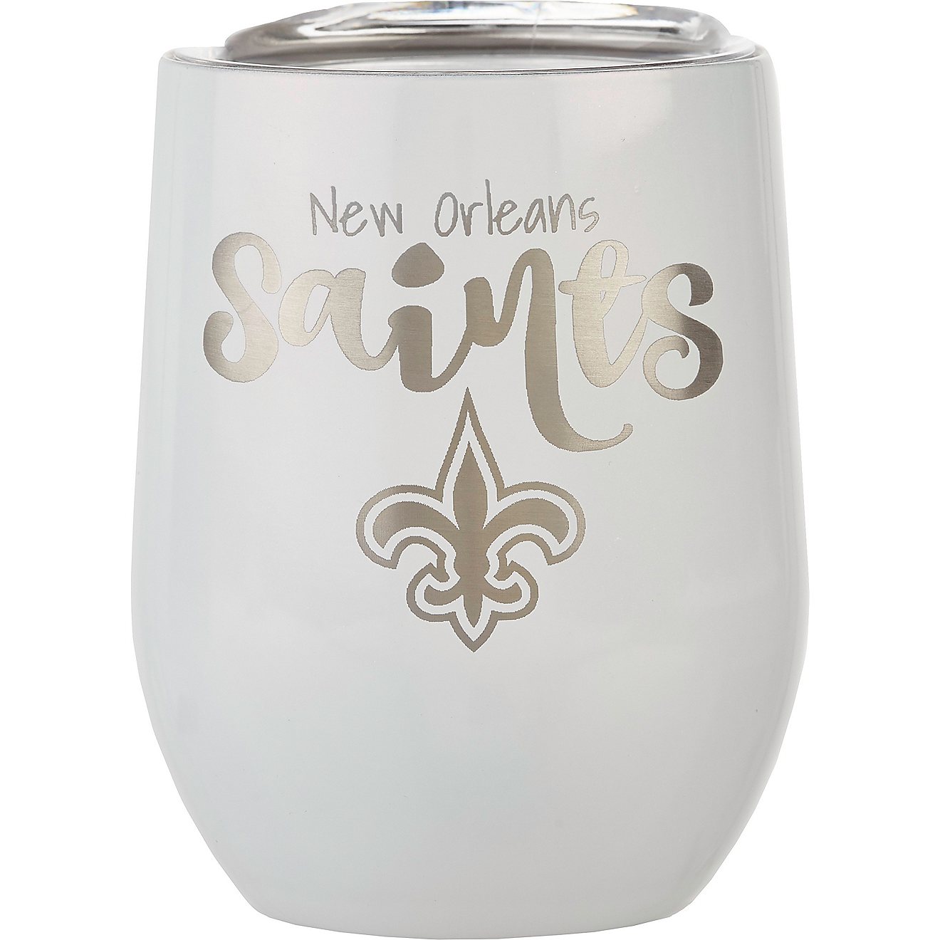 Great American Products New Orleans Saints The Opal Vacuum Insulated 12 oz Wine Tumbler                                          - view number 1