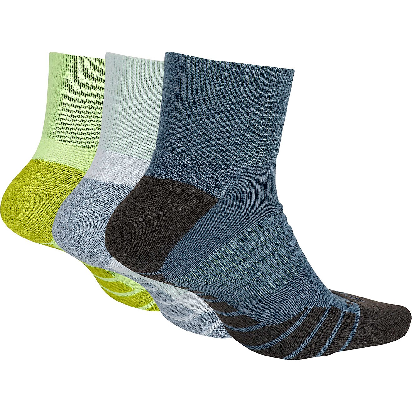 Nike Everyday Max Cushioned Quarter Socks 3 Pack                                                                                 - view number 2