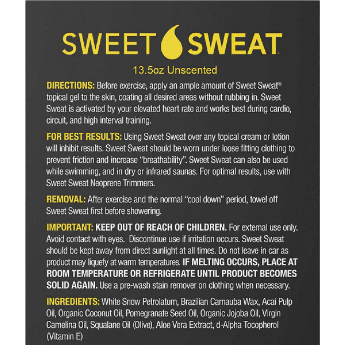 Sports Research Sweet Sweat 13.5 oz Workout Gel Original XL Jar                                                                  - view number 2