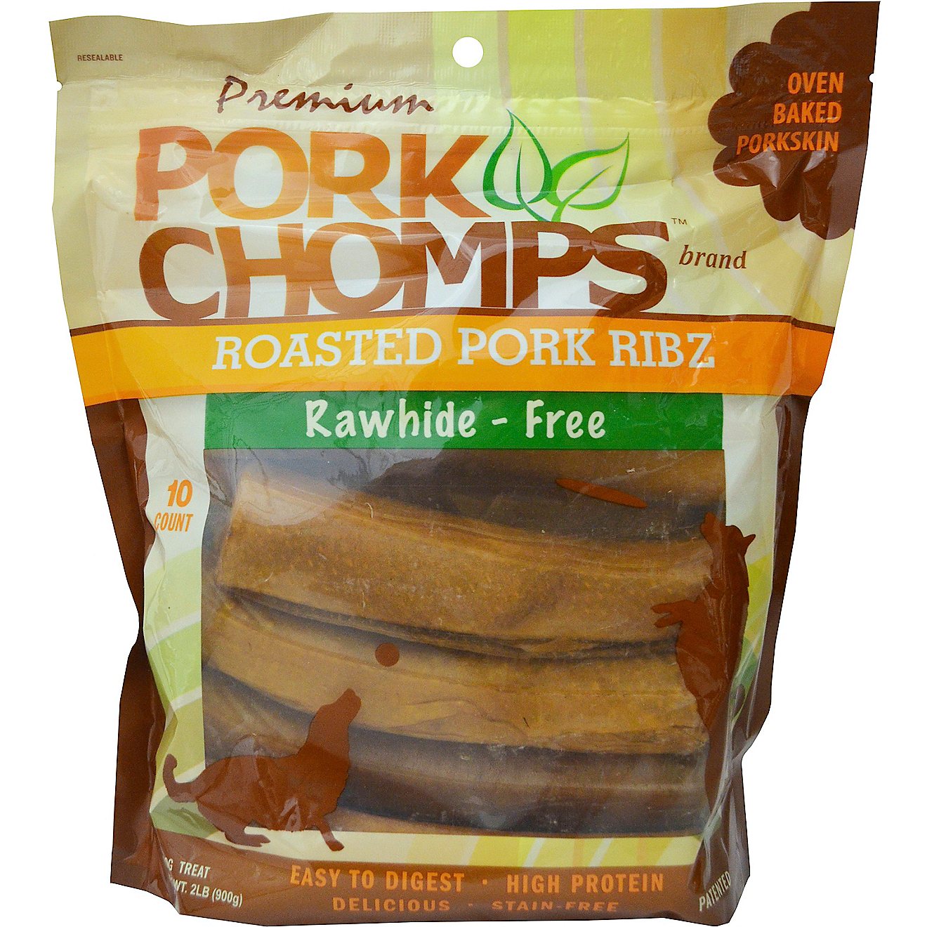 Scott Pet Premium Pork Chomps Ribz 10-Pack                                                                                       - view number 1