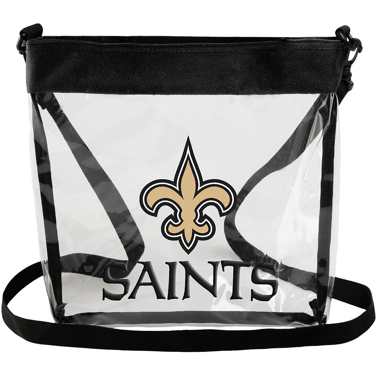 Forever Collectibles New Orleans Saints Clear Long Strap Tote                                                                    - view number 1