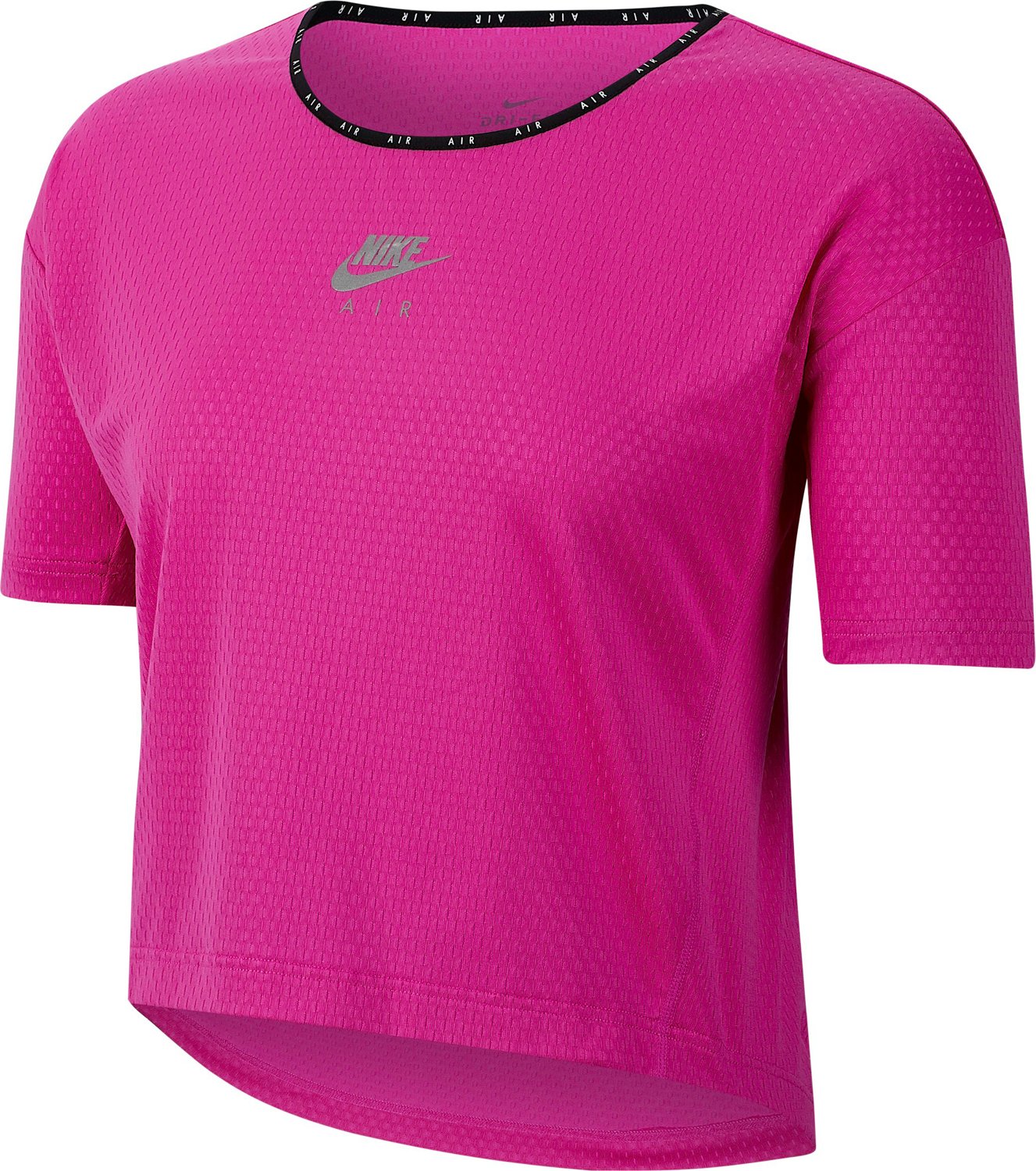 nike crop running top