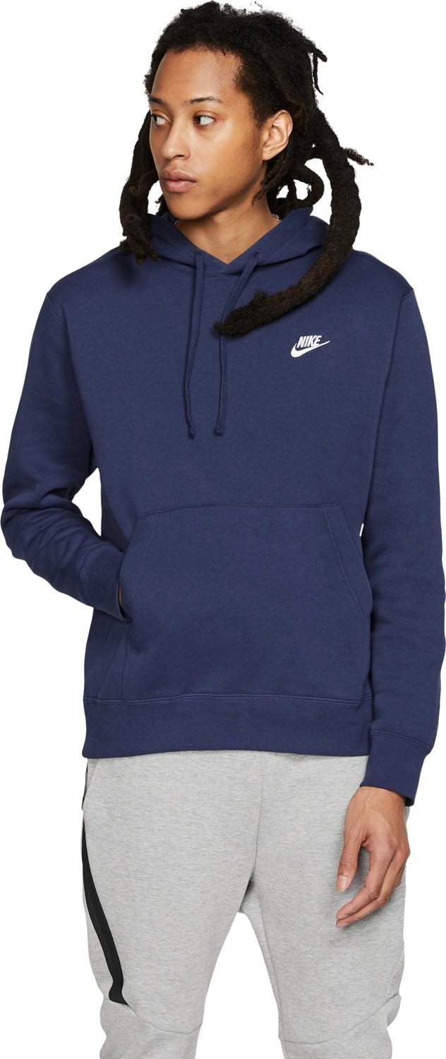 men's nike navy blue hoodie