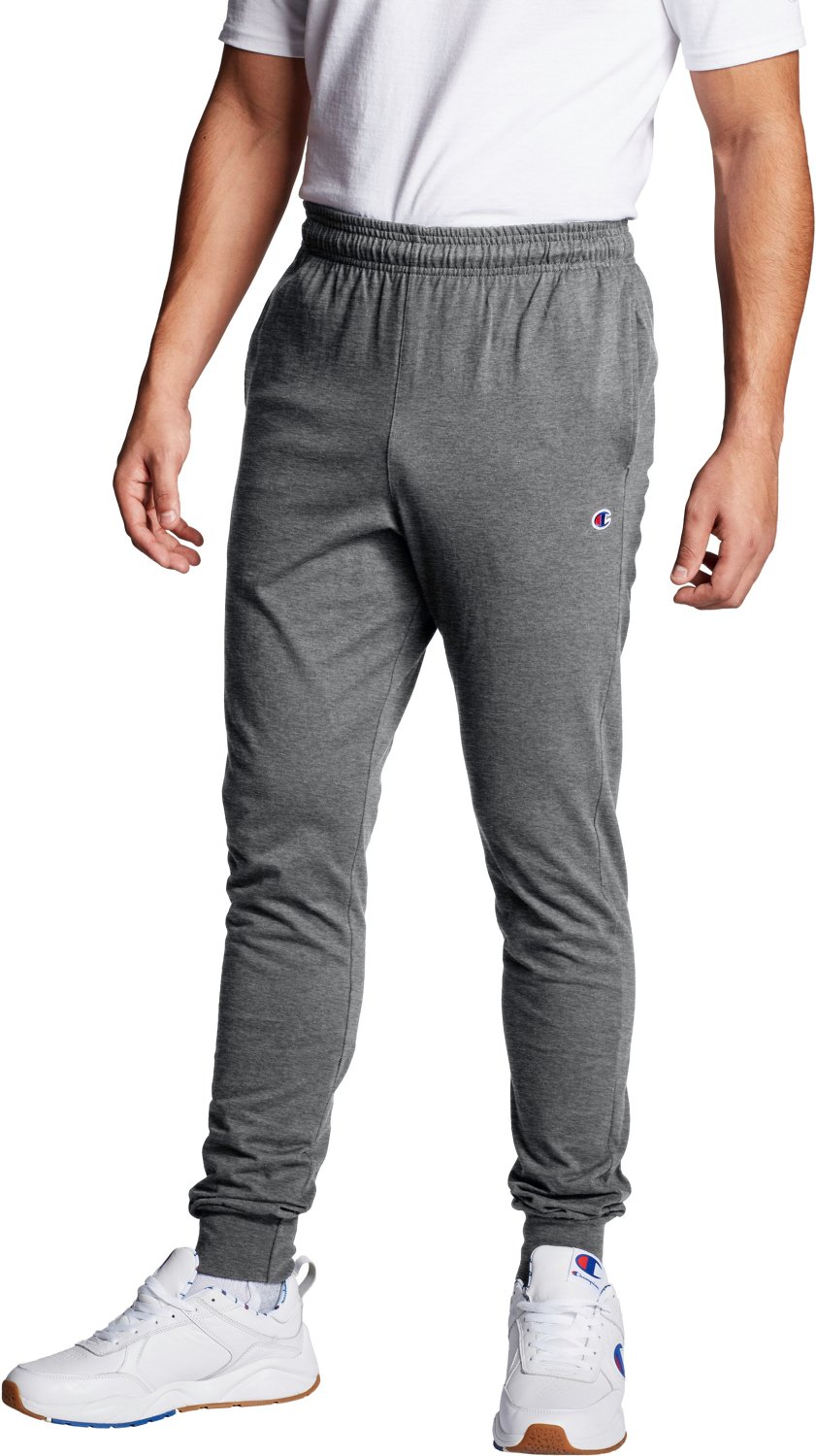 champion men's jersey sweatpants