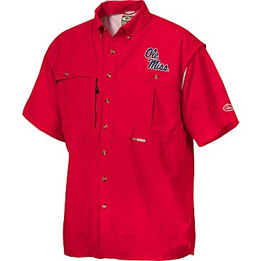 Drake Waterfowl Men's University of Mississippi Wingshooter's Shirt