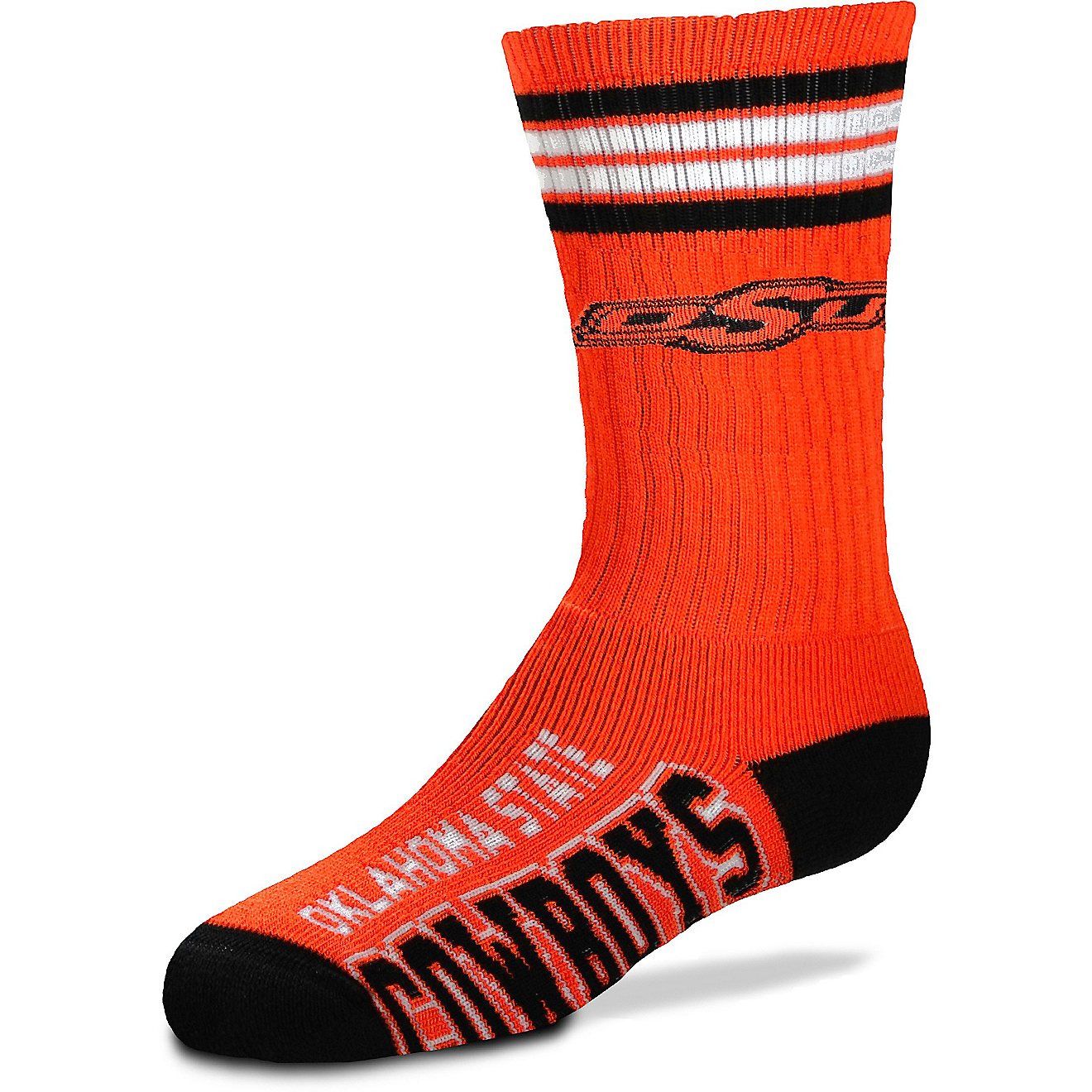 For Bare Feet Oklahoma State University Argyle Lineup Knee High Socks                                                            - view number 1