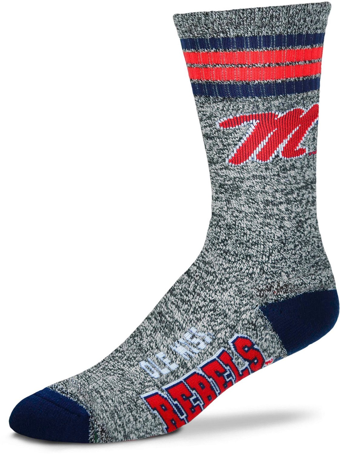 For Bare Feet University of Mississippi Got Marbled Crew Socks | Academy