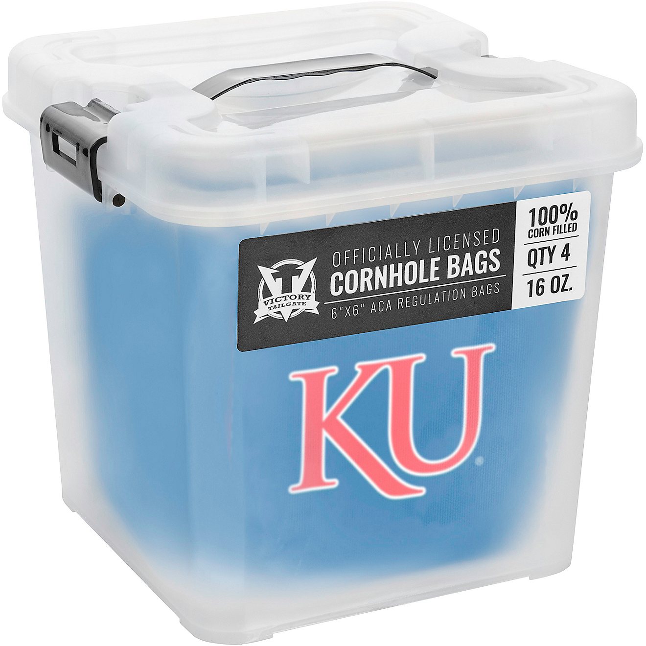 Victory Tailgate University of Kansas Cornhole Replacement Bean Bags 4-Pack                                                      - view number 5