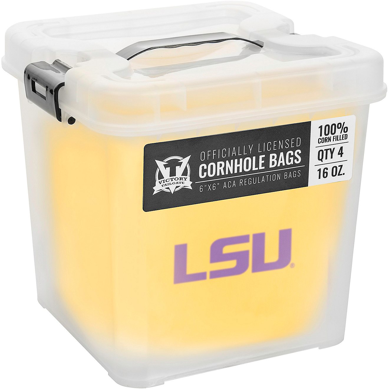 Victory Tailgate Louisiana State University Cornhole Replacement Bean Bags 4-Pack                                                - view number 5