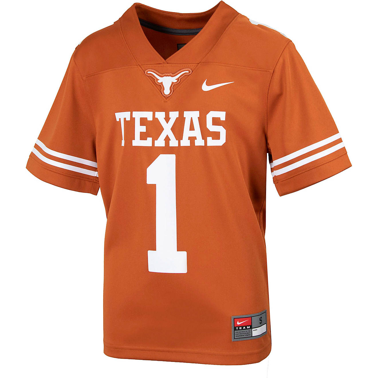 Nike Boys' University of Texas Young Athletes Replica Football Jersey                                                            - view number 1