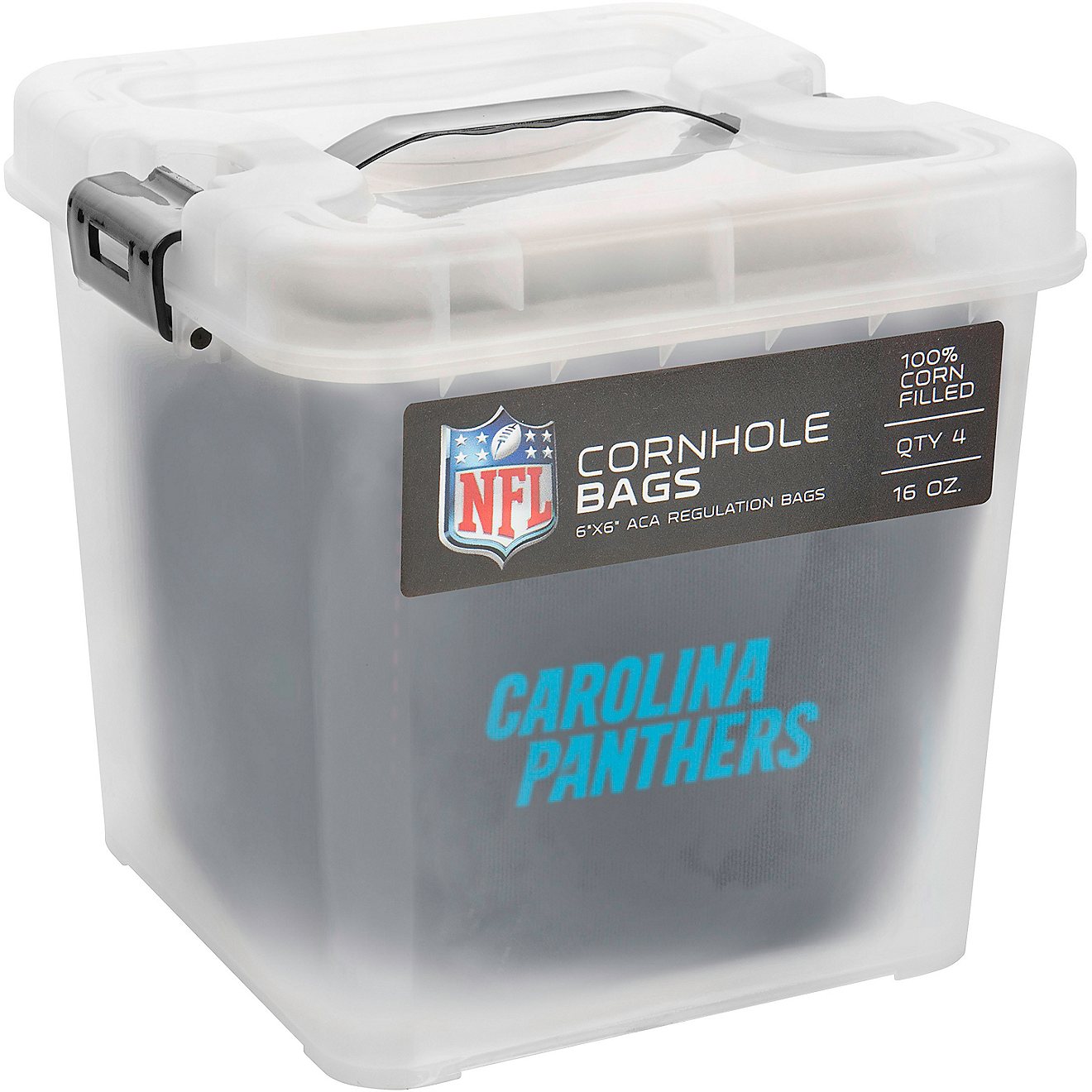 Victory Tailgate Carolina Panthers Regulation Corn-Filled Cornhole Bag Set, 4-Pack                                               - view number 5