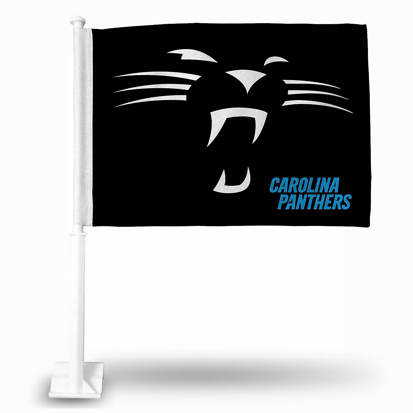Rico Carolina Panthers Whisker/Word Car Flag                                                                                     - view number 1