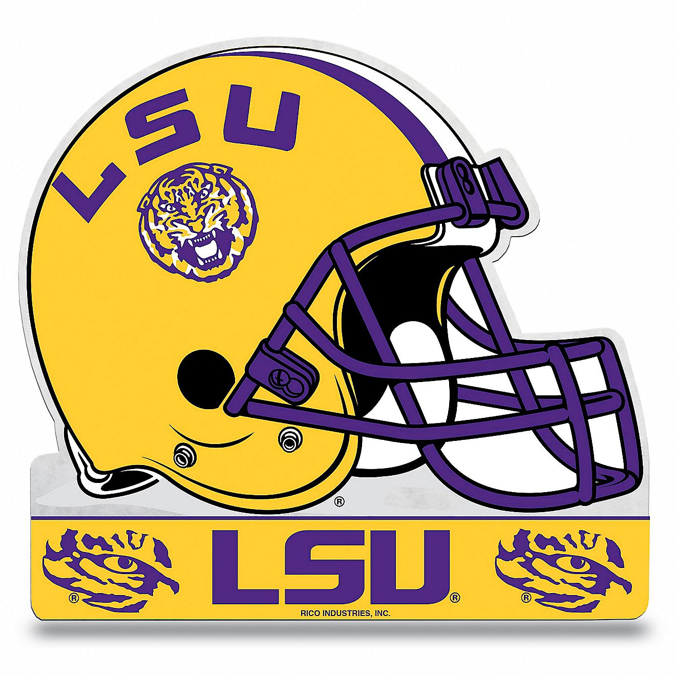 Rico Louisiana State University Die Cut Pennant                                                                                  - view number 1