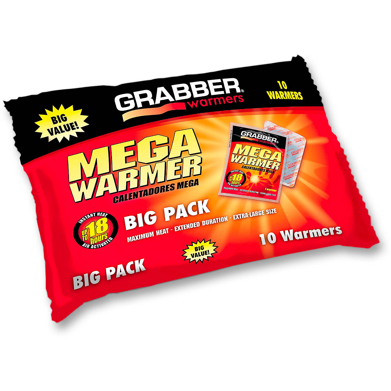 Grabber Mega Hand Warmer 10-Pack                                                                                                 - view number 1