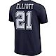 Nike Men's Dallas Cowboys Ezekiel Elliott #21 Player Pride 3 T-shirt                                                             - view number 2 image
