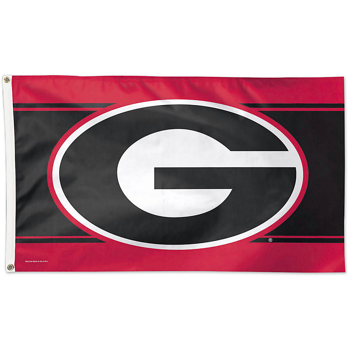 WinCraft University of Georgia 3 ft x 5 ft Deluxe Flag                                                                           - view number 1