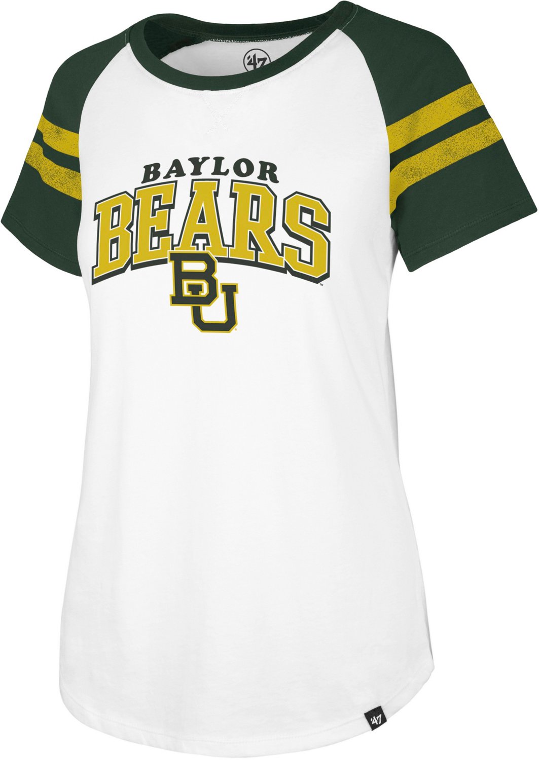'47 Baylor University Women's Fly Out Raglan Tshirt Academy