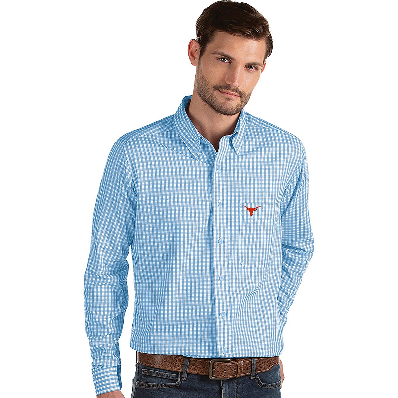 We Are Texas Men's University of Texas Structure Button Down Shirt                                                               - view number 1
