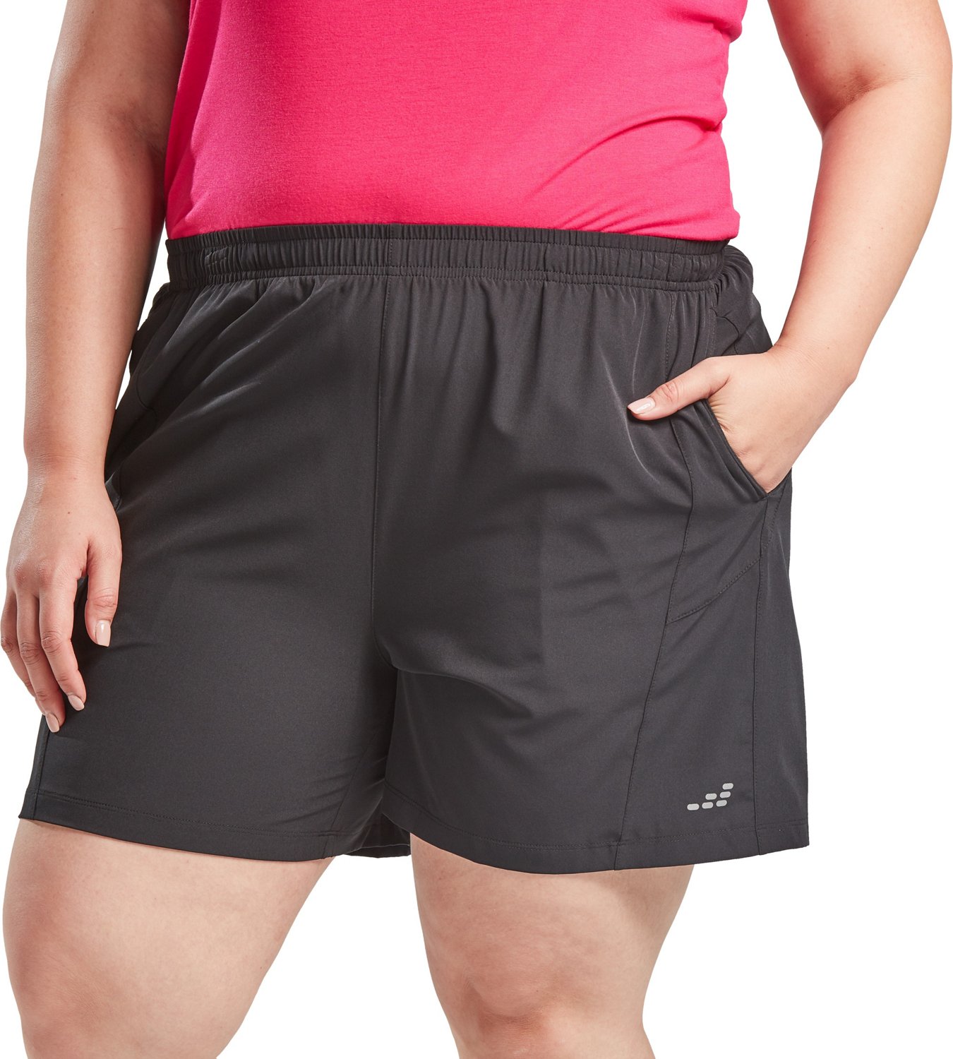 plus size athletic shorts